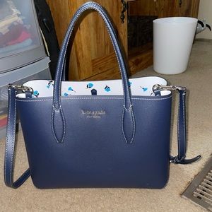 Kate spade navy blue satchel